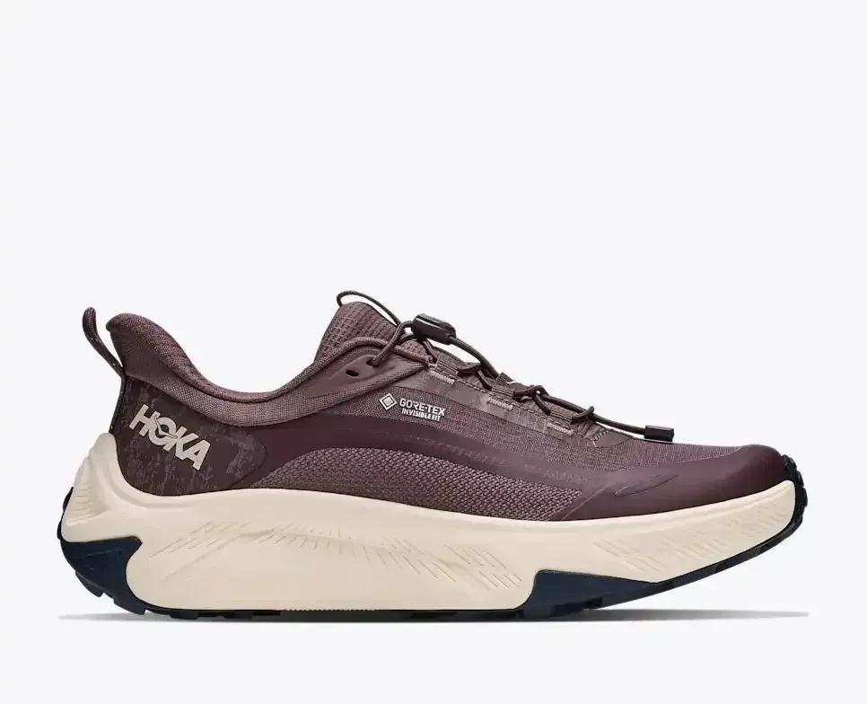 HOKA Transport 2 GORE-TEX Smoky Quartz Deep Mauve (Damen) Media front view