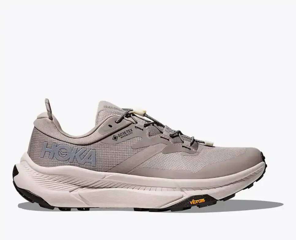 HOKA Transport GORE-TEX Cement Stucco Media front view