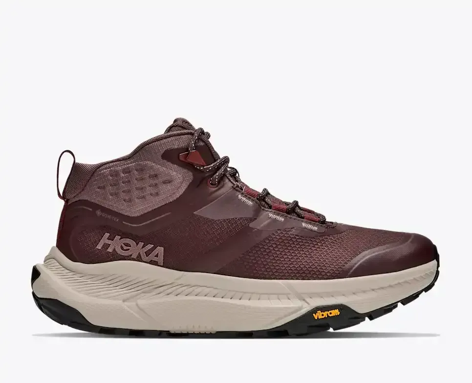 HOKA Transport Hike GORE-TEX Deep Mauve Smoky Quartz (Damen) Media front view