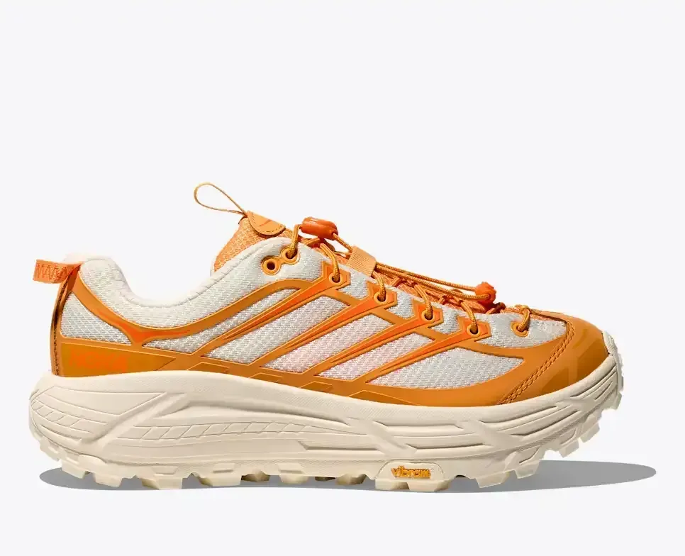 Klicken Sie auf „Herunterladen“, um HOKA Mafate Three2 Sun Coral Alabaster mp3 youtube com zu speichern Media front view